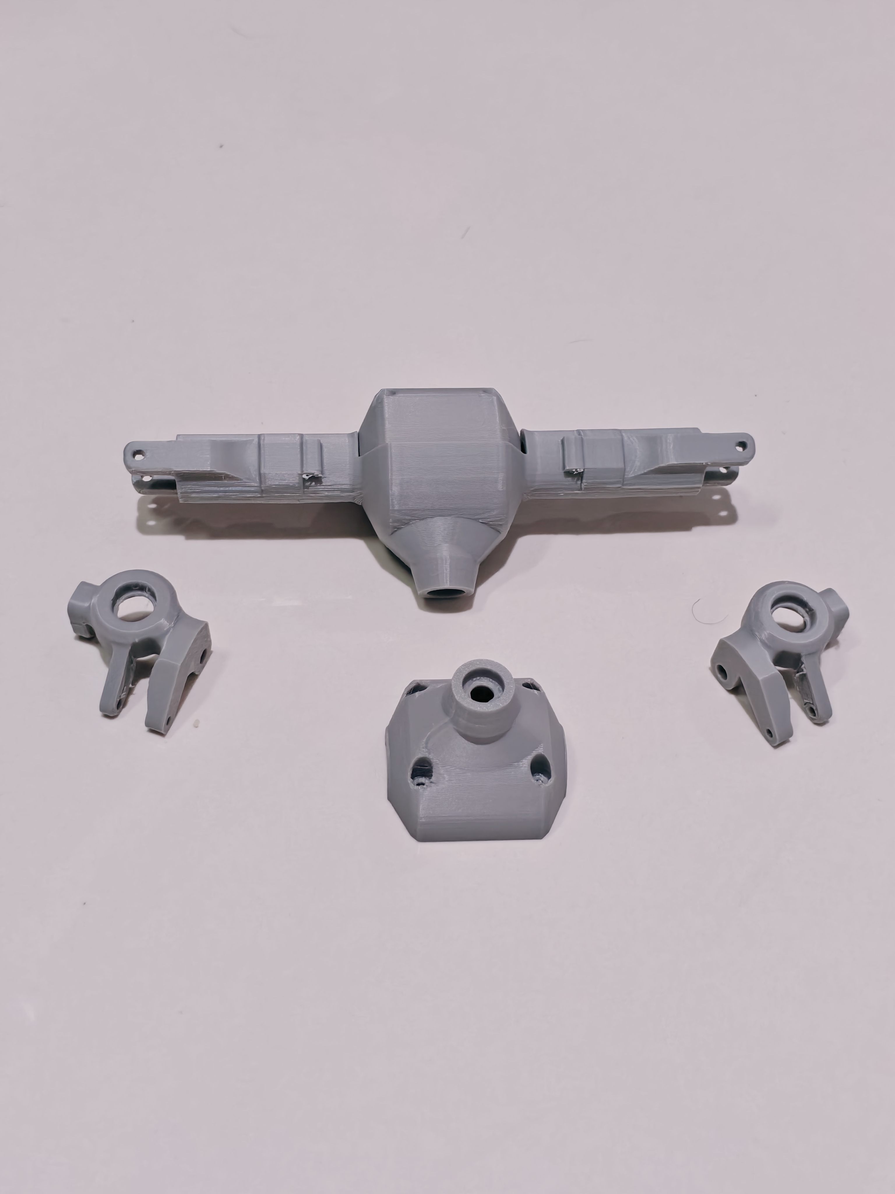 Axle depan lengkap dengan C Hub